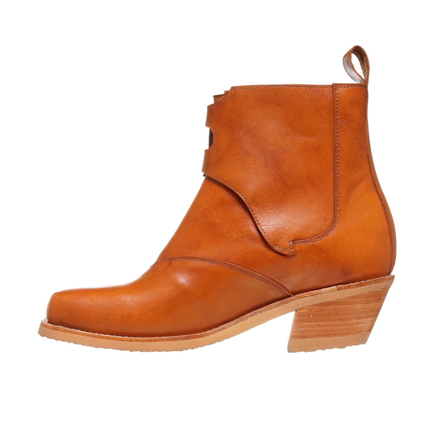 BOTIN DE HUASO DOS HEBILLAS CORTE