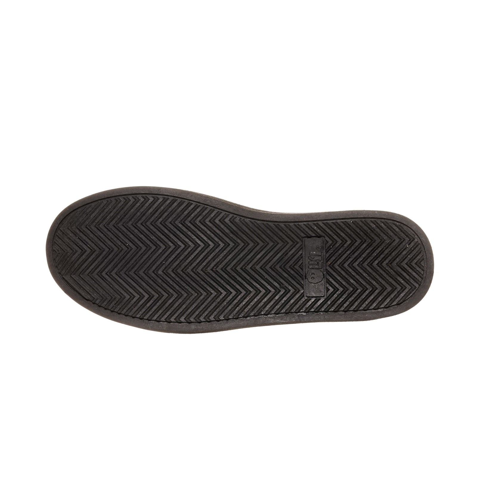 Zapatilla Nevado Negra Talonera Blanca