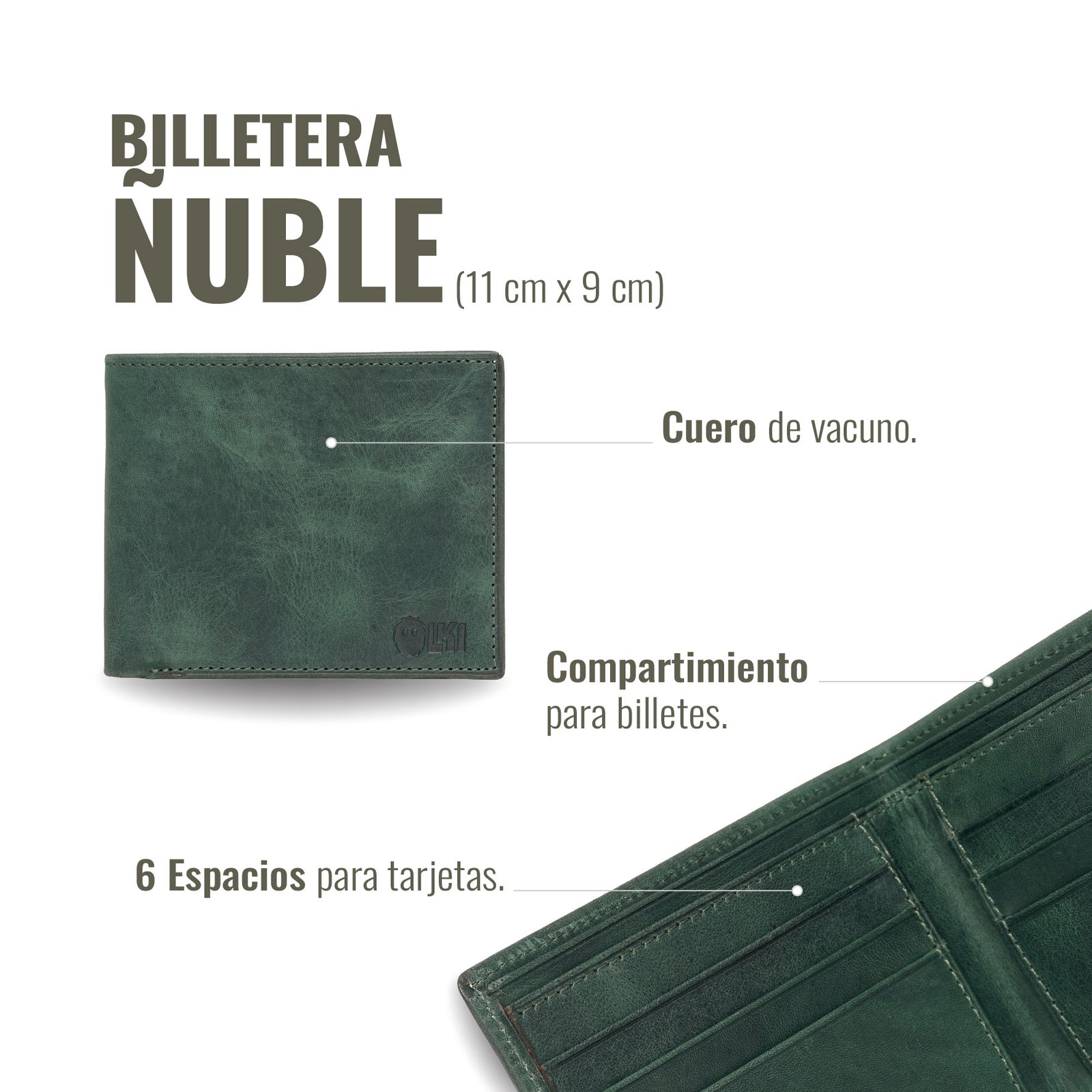 BILLETERA ÑUBLE VERDE MUSGO