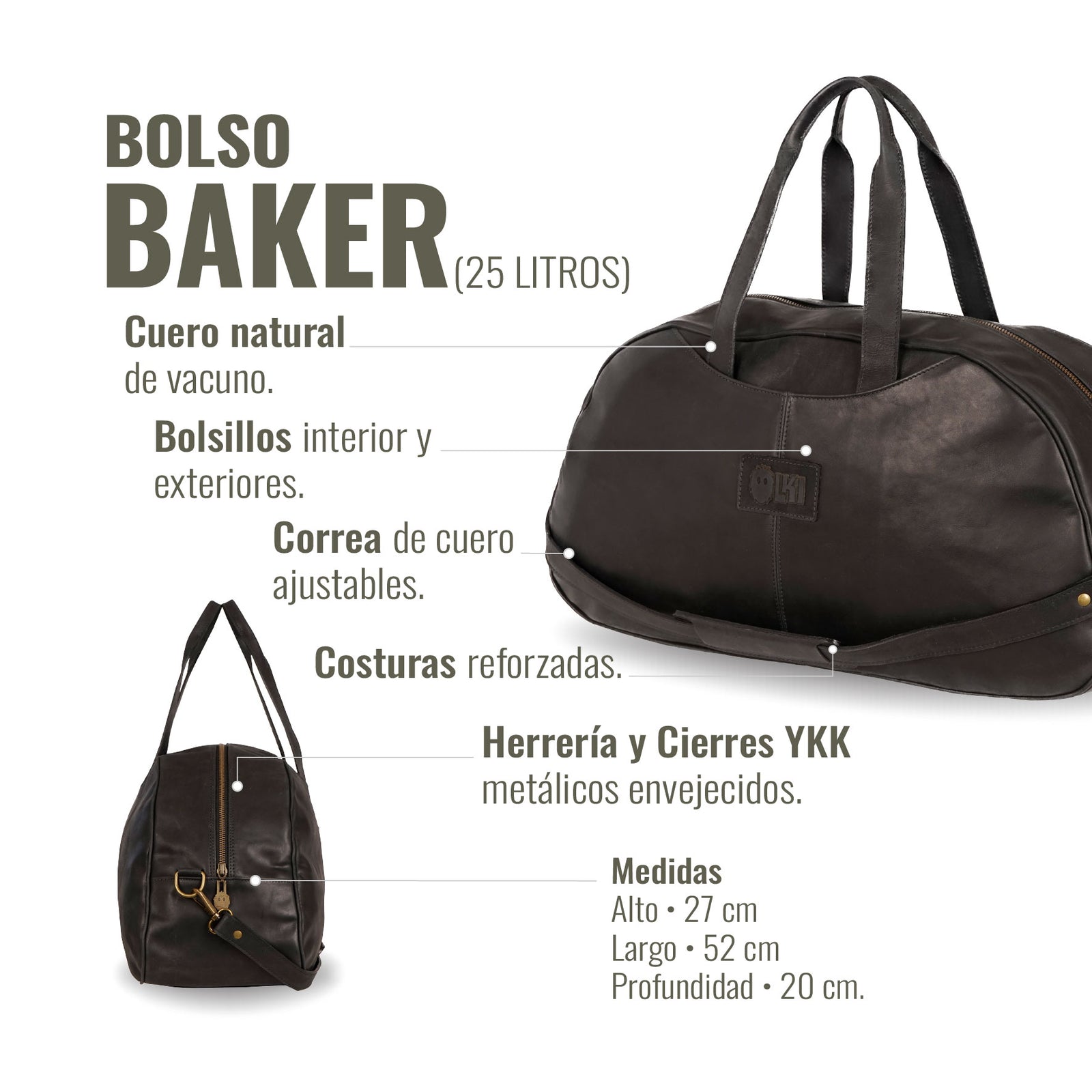 BOLSO BAKER NEGRO