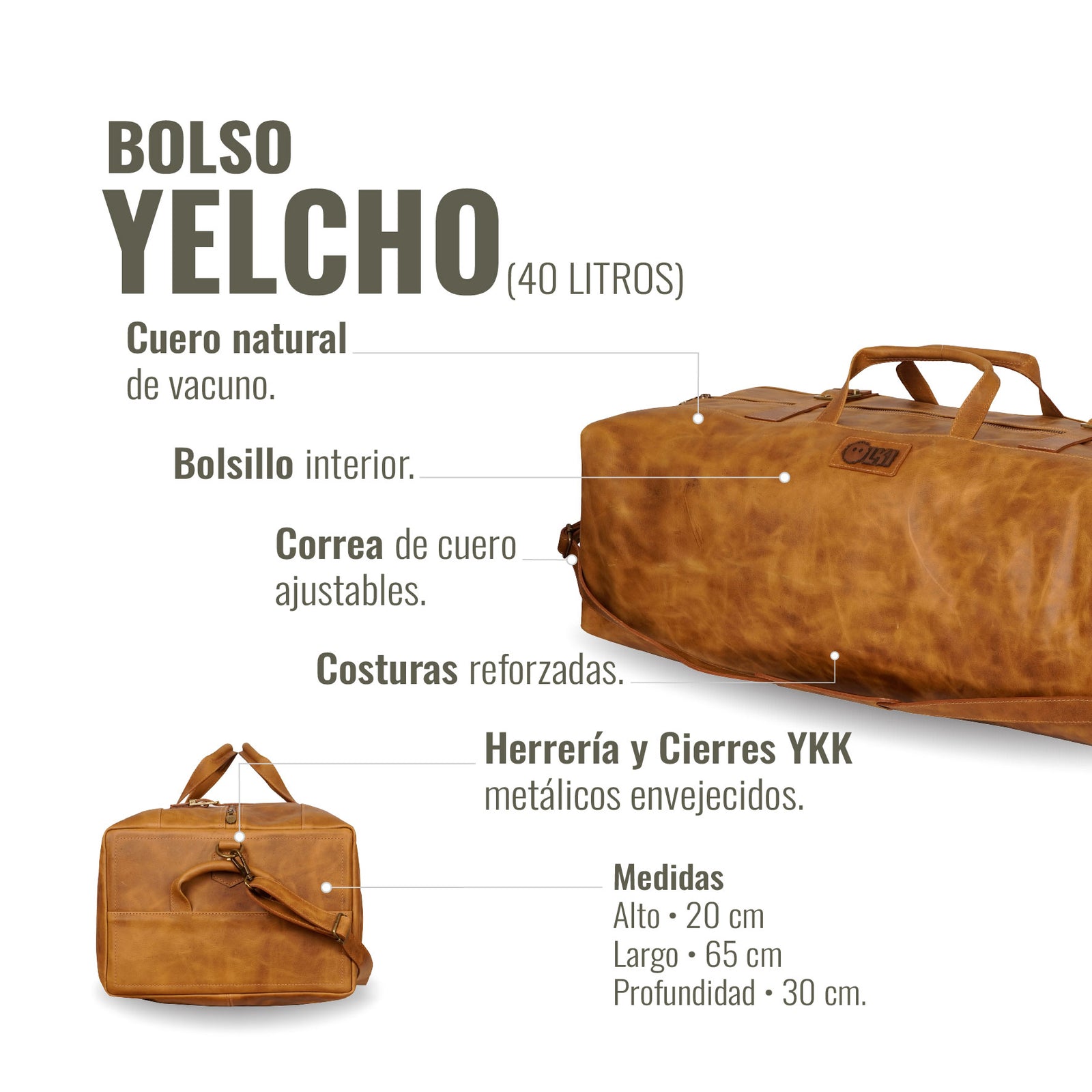 BOLSO YELCHO CARAMEL