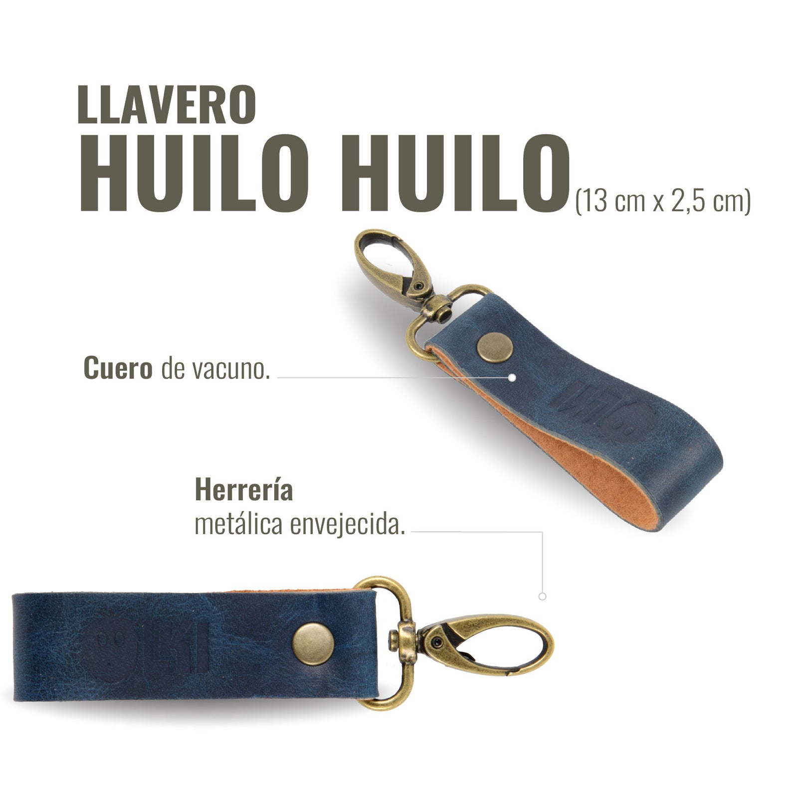 LLAVERO HUILO HUILO AZUL