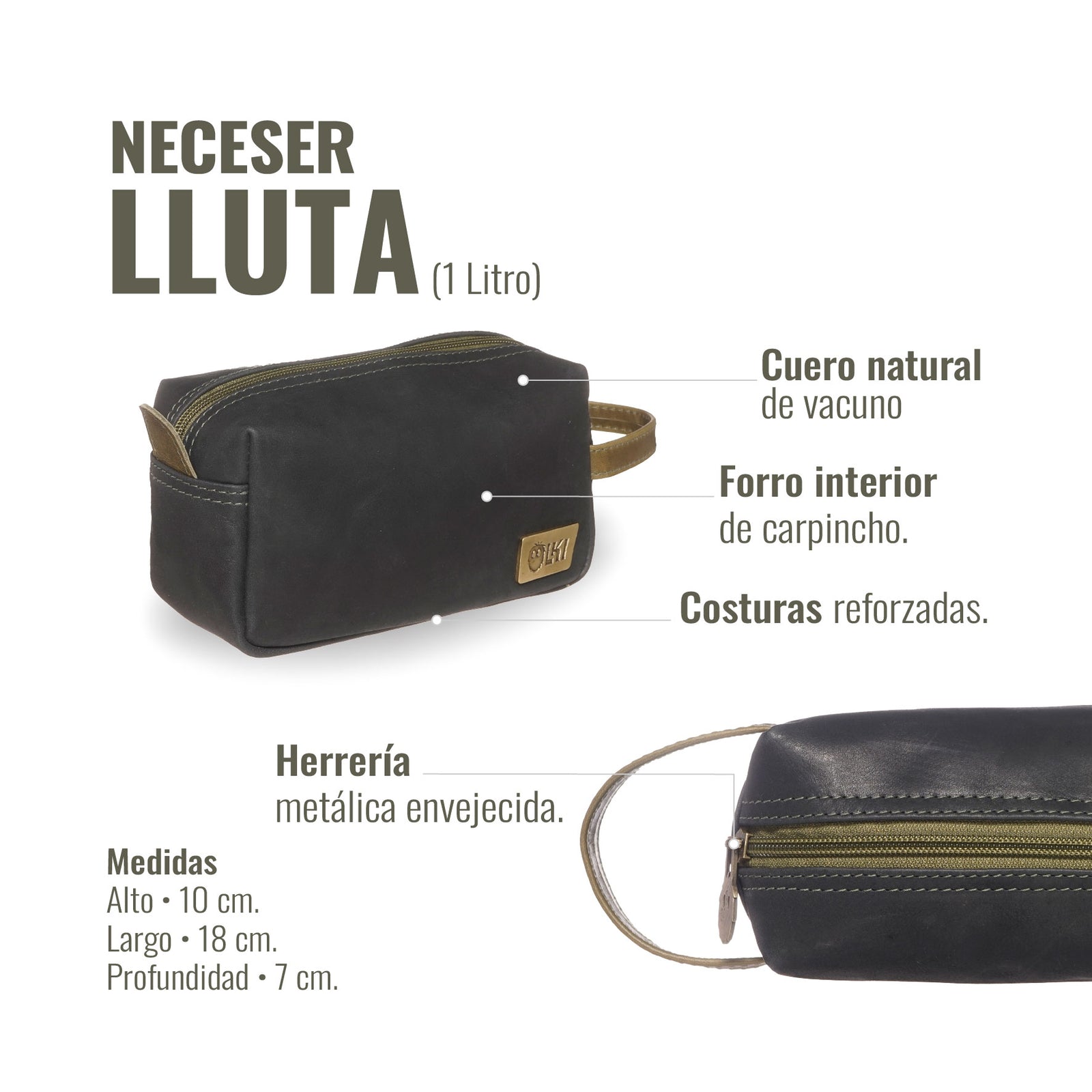 NECESER LLUTA NEGRO-VERDE