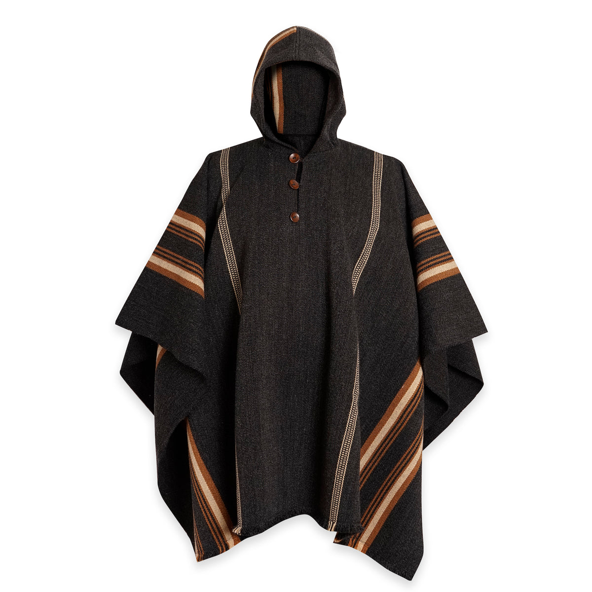 PONCHO LISTADO DE LANA MARENGO