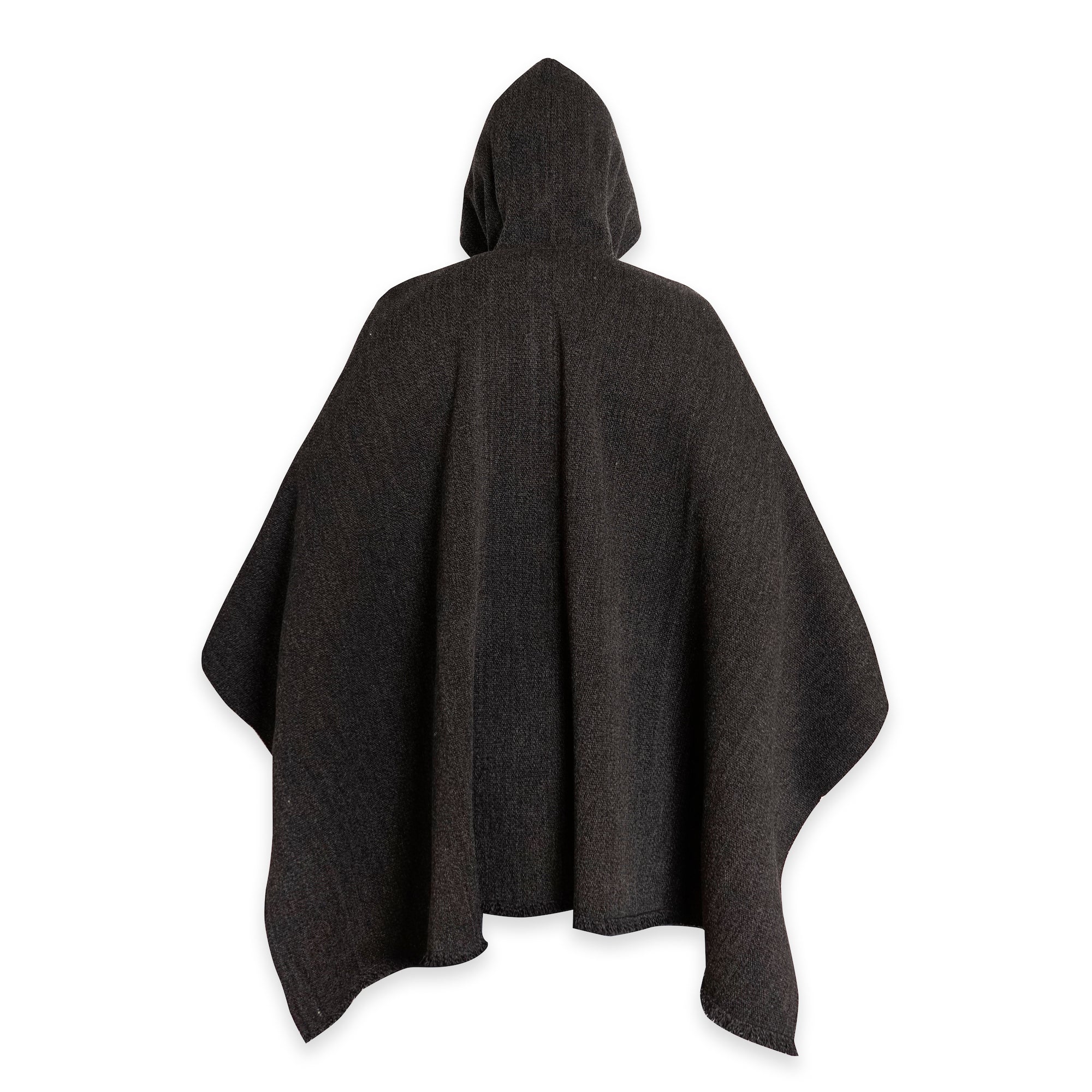 PONCHO DE LANA MARENGO CON GORRO