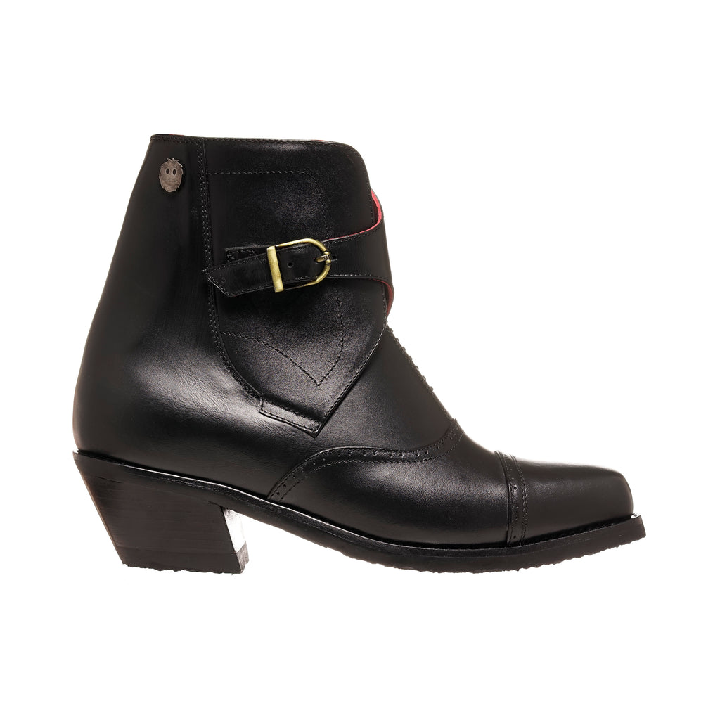 BOTIN UNA HEBILLA NEGRO