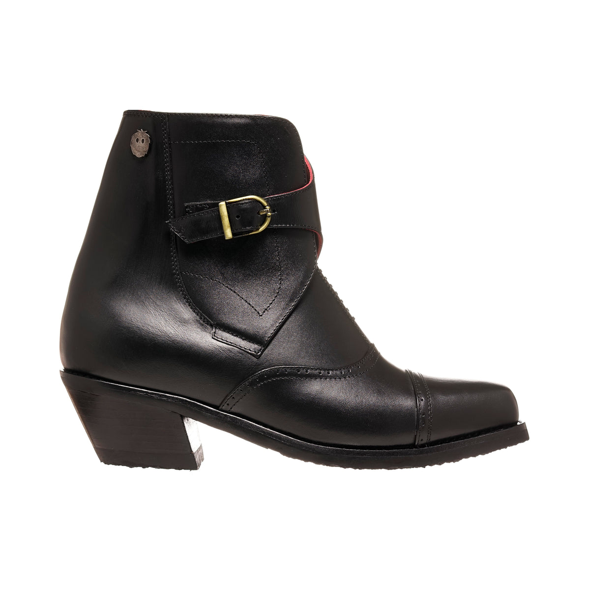 BOTIN UNA HEBILLA NEGRO