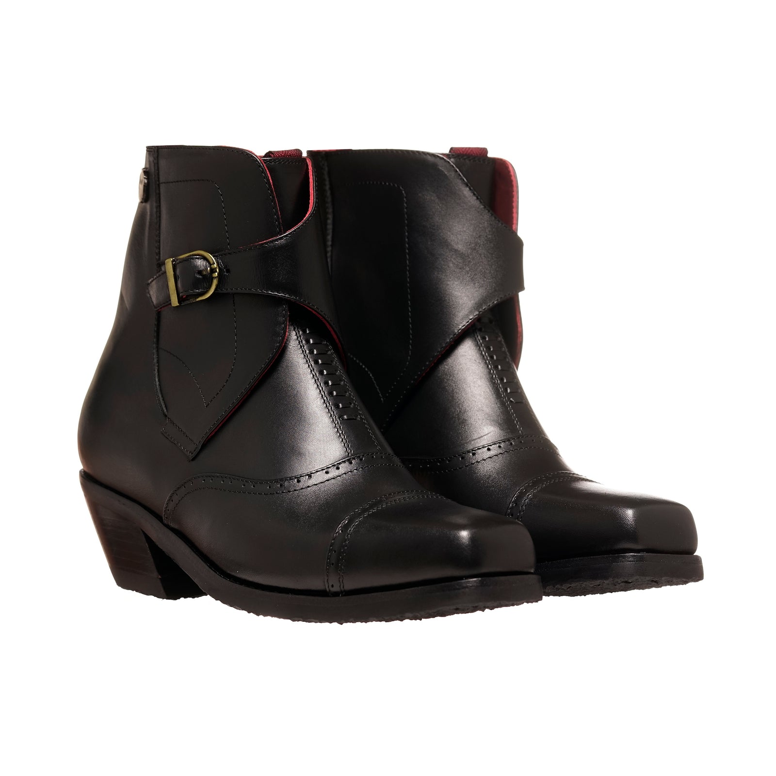 BOTIN UNA HEBILLA NEGRO