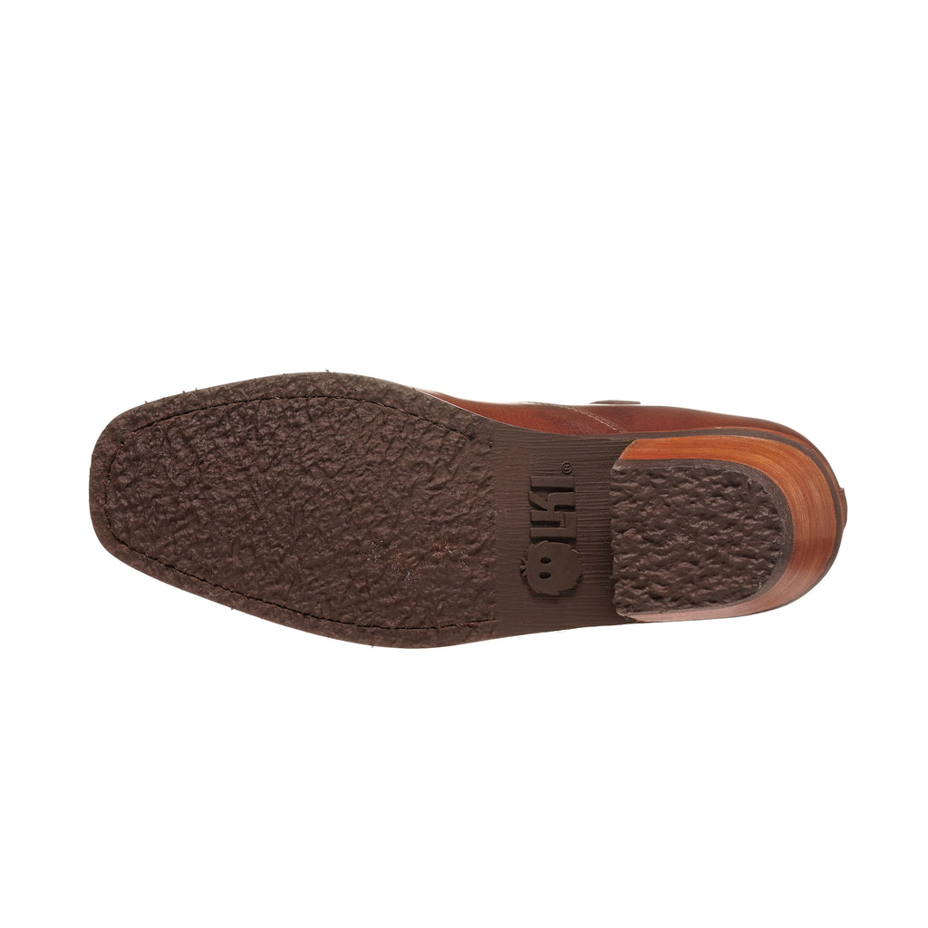BOTIN DOS HEBILLAS CORTE CASTAÑO