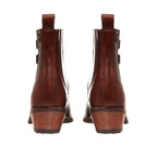 BOTIN DOS HEBILLAS CORTE CASTAÑO