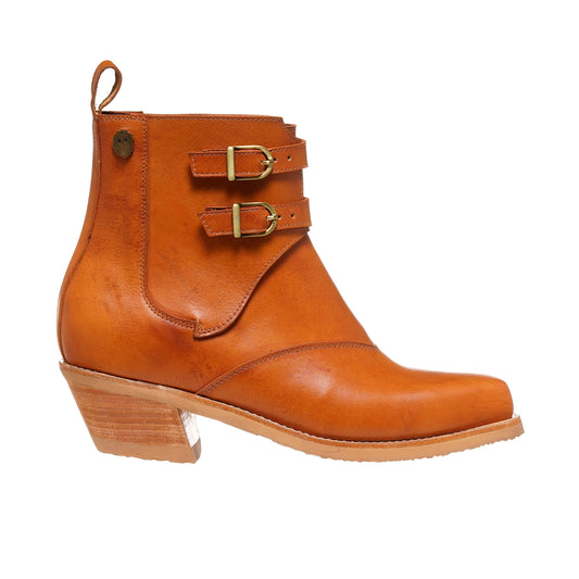 BOTIN DE HUASO DOS HEBILLAS CORTE
