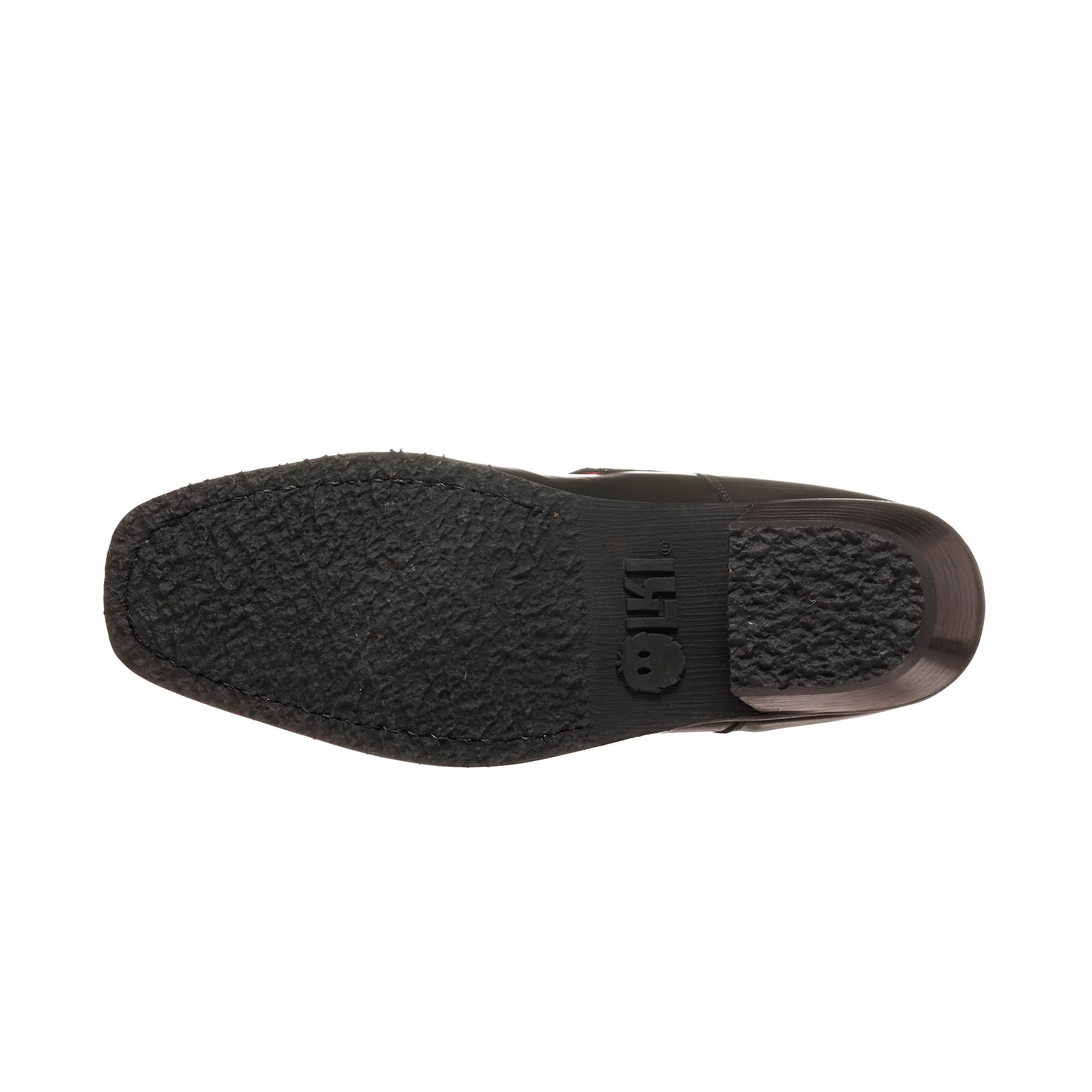 BOTIN DOS HEBILLAS LISO NEGRO