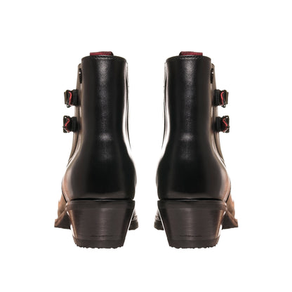 BOTIN DE HUASO DOS HEBILLAS LISO