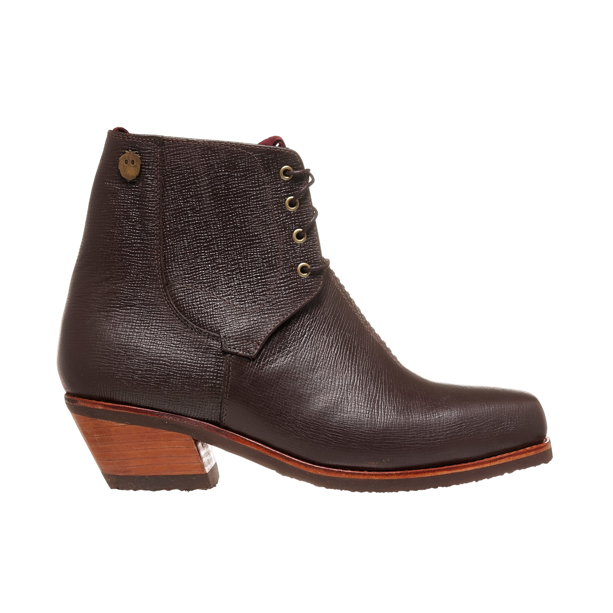 BOTIN CARDEMIL LISO CAFE MORO