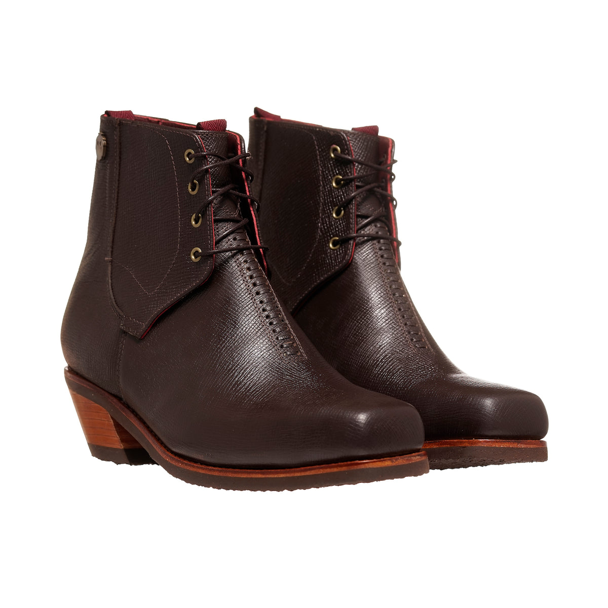 BOTIN CARDEMIL LISO CAFE MORO
