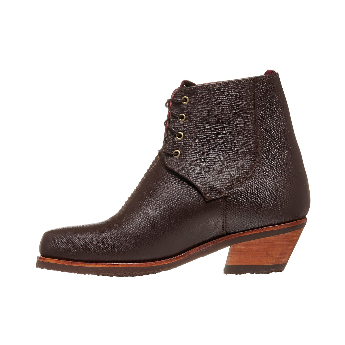 BOTIN CARDEMIL LISO CAFE MORO