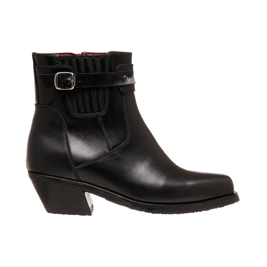 BOTIN DE VESTIR CON CIERRE