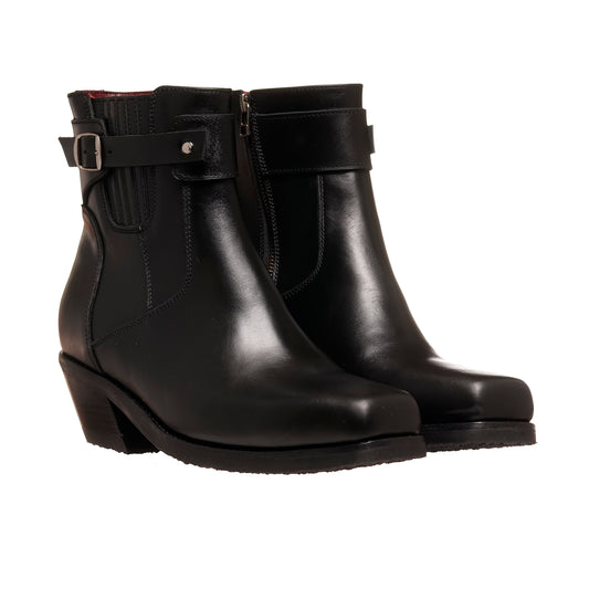 BOTIN DE VESTIR CON CIERRE