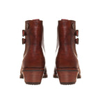 BOTIN DOS HEBILLAS LISO CASTAÑO