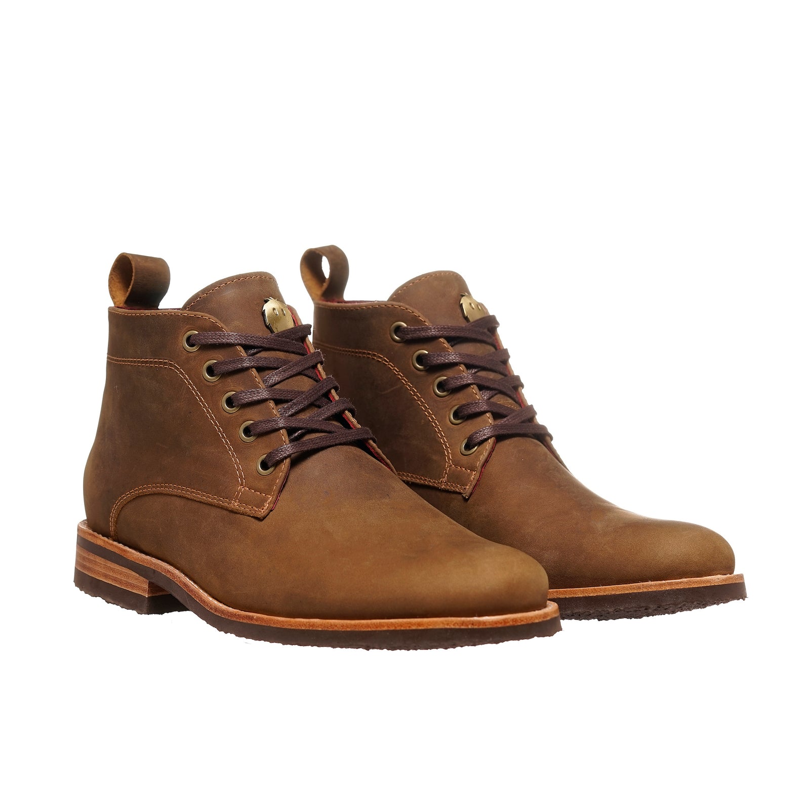 Botin Llaima Camel Planta Chocolate