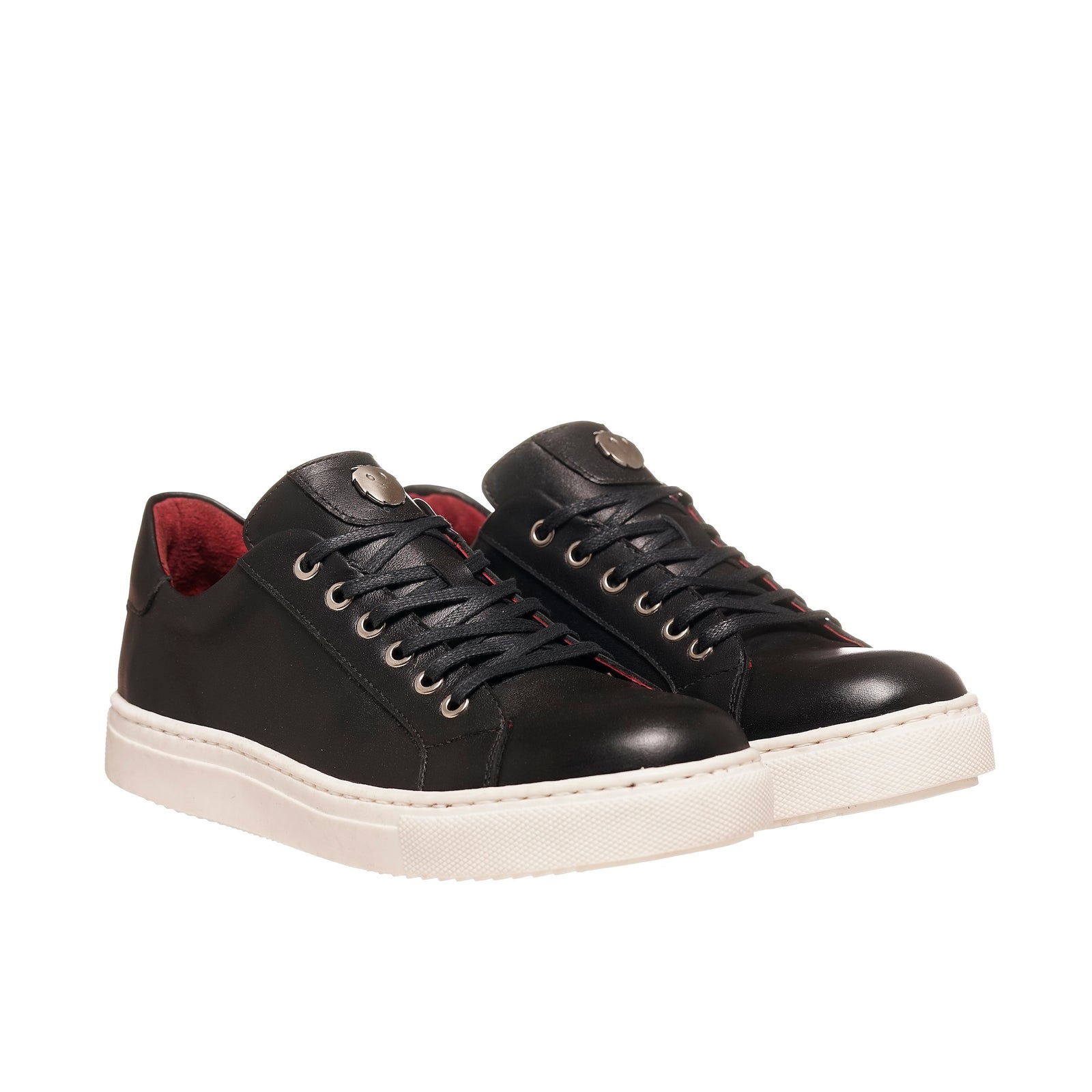 Zapatilla Tronador Negra Planta Blanca