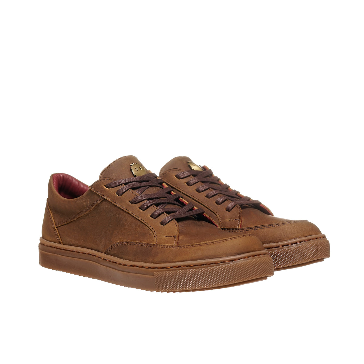 Zapatilla la Campana Camel Planta Cristal