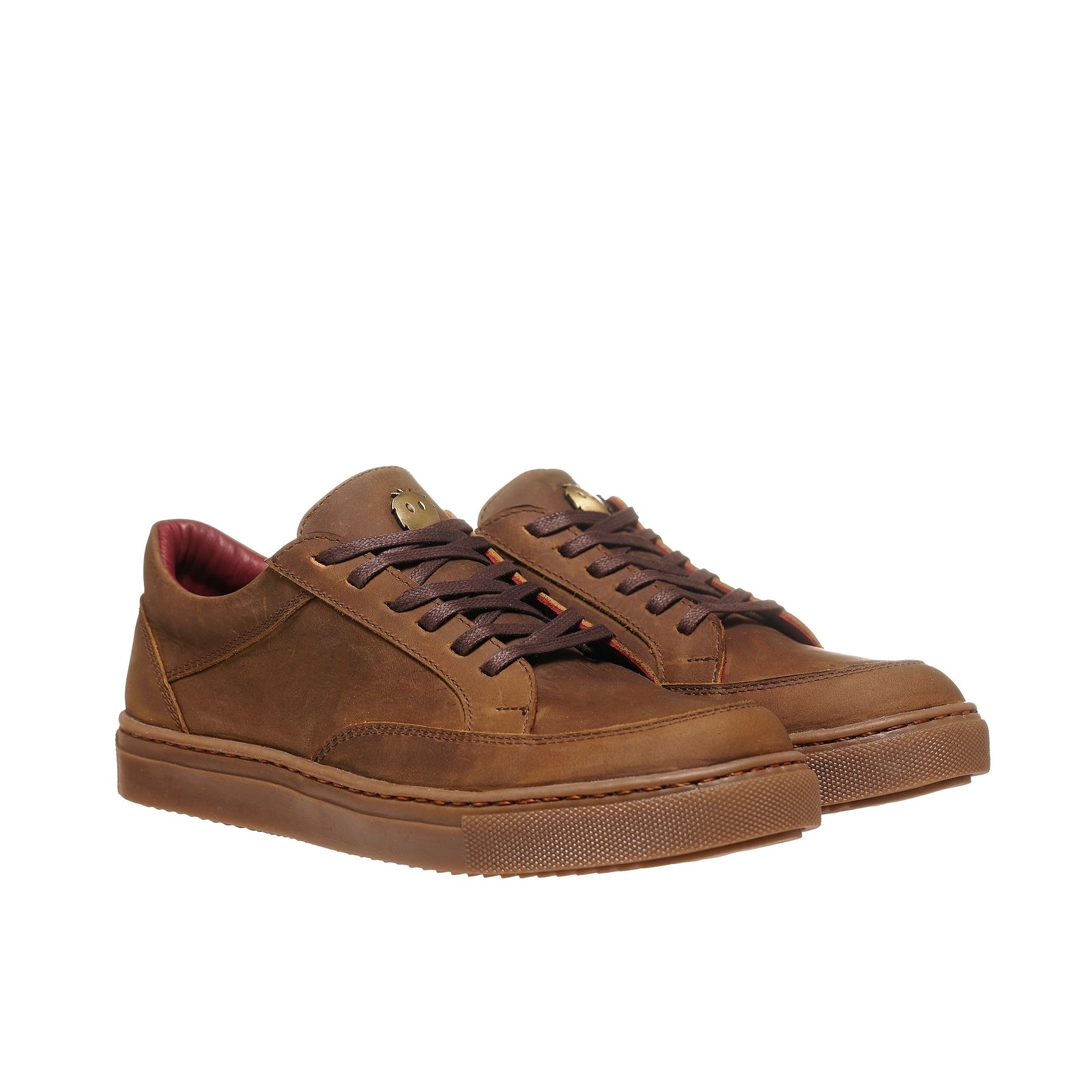 Zapatilla la Campana Camel Planta Cristal