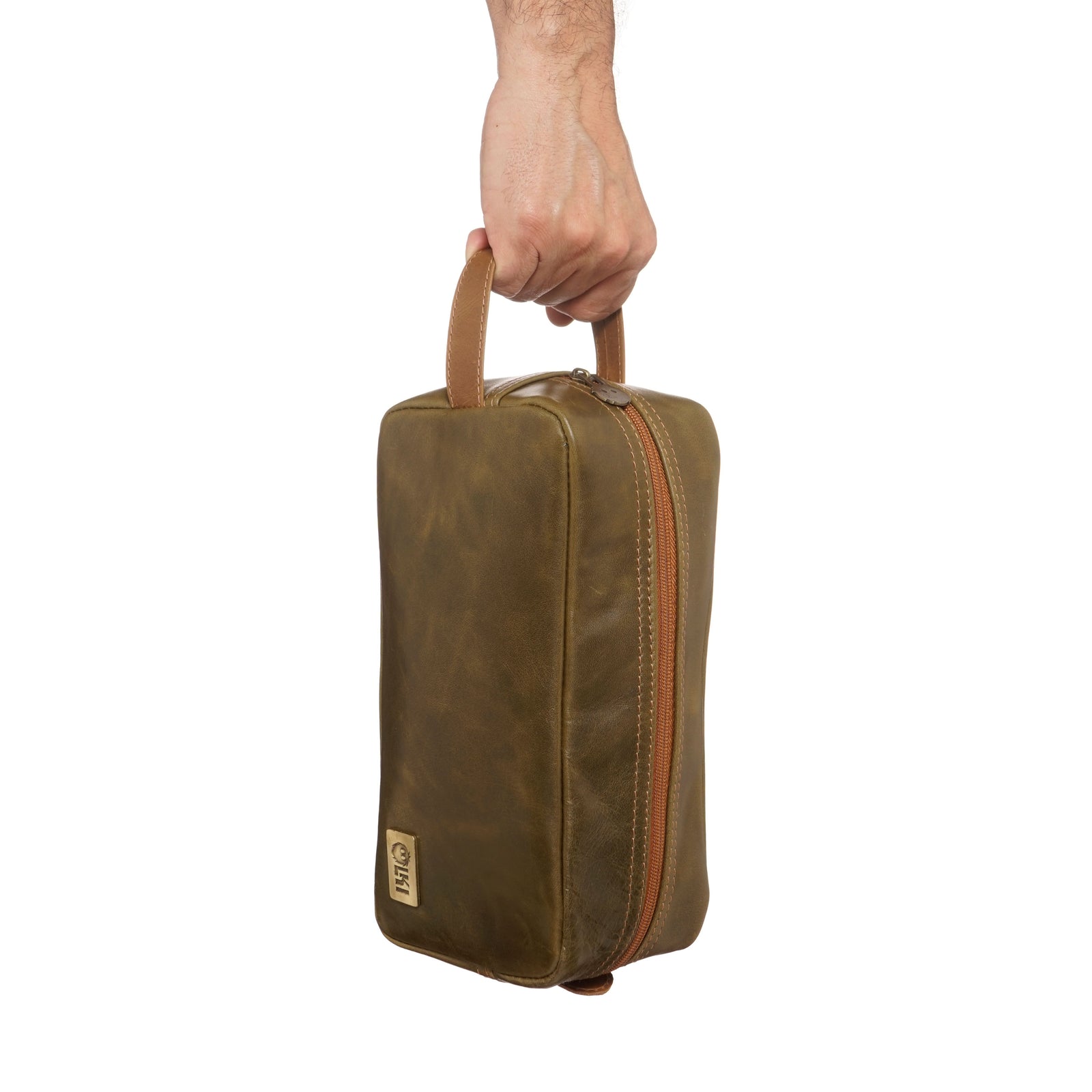 NECESER LOA VERDE-CARAMEL