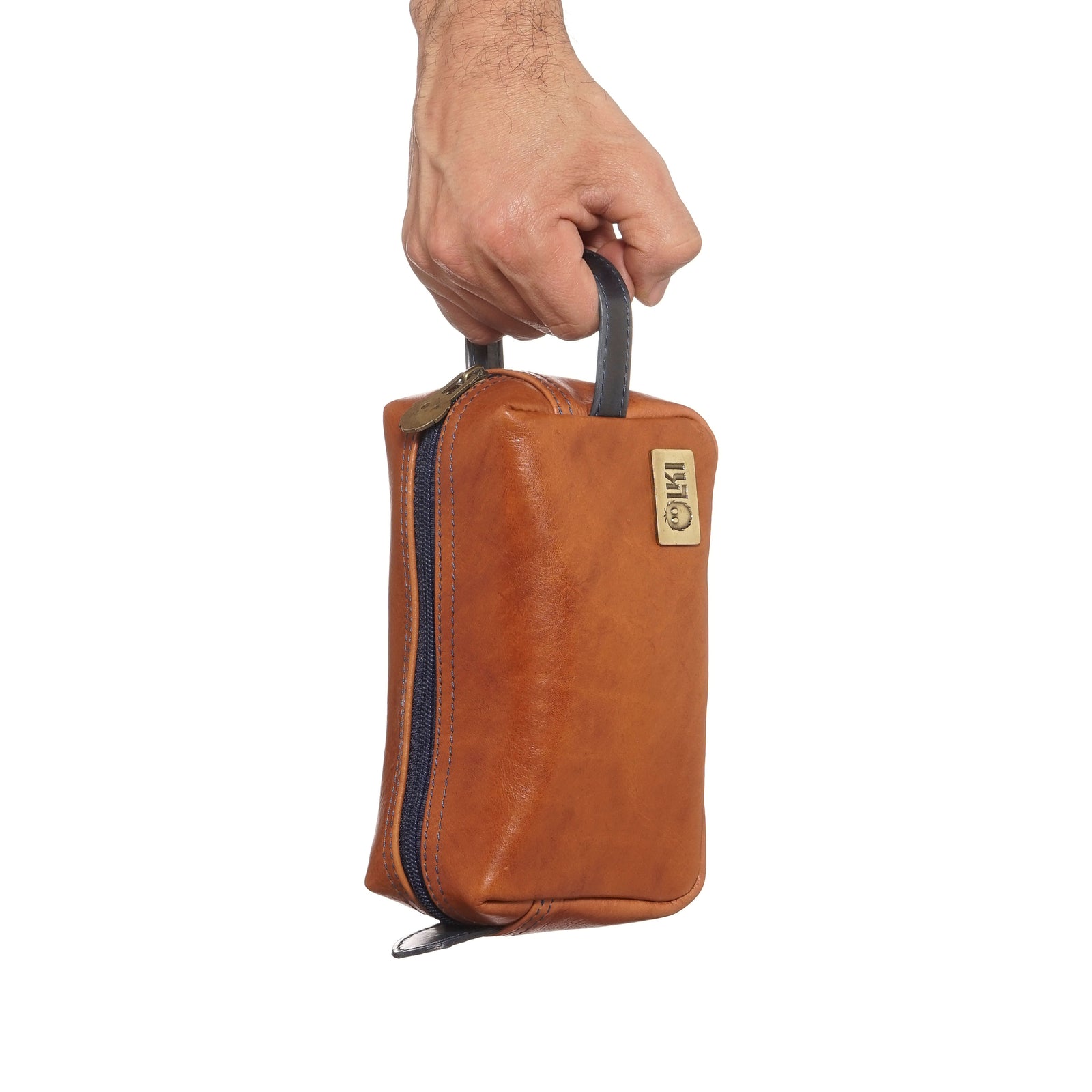 NECESER LLUTA TOSTADO-AZUL