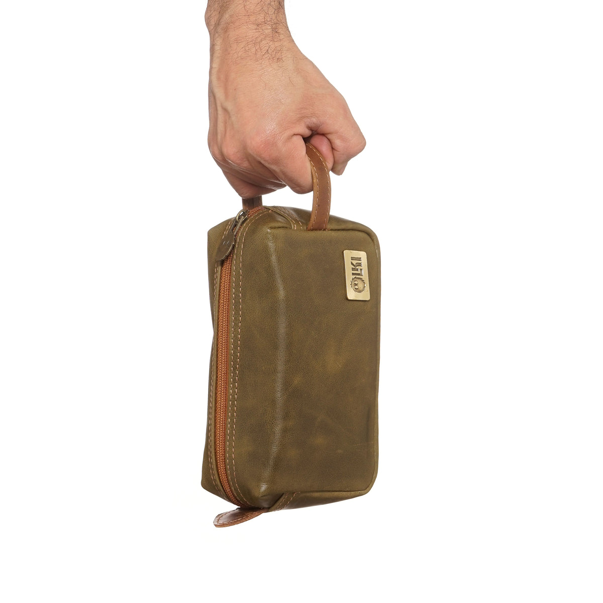 NECESER LLUTA VERDE-CARAMEL