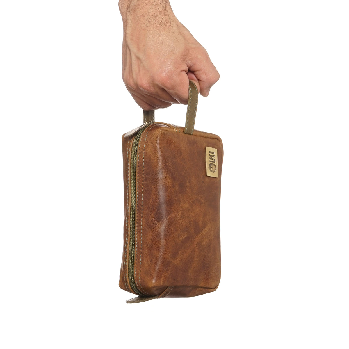 NECESER LLUTA CARAMEL-VERDE