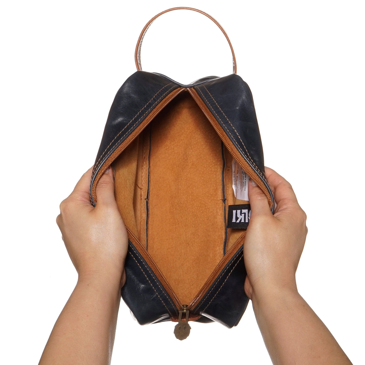 NECESER LOA AZUL-TOSTADO