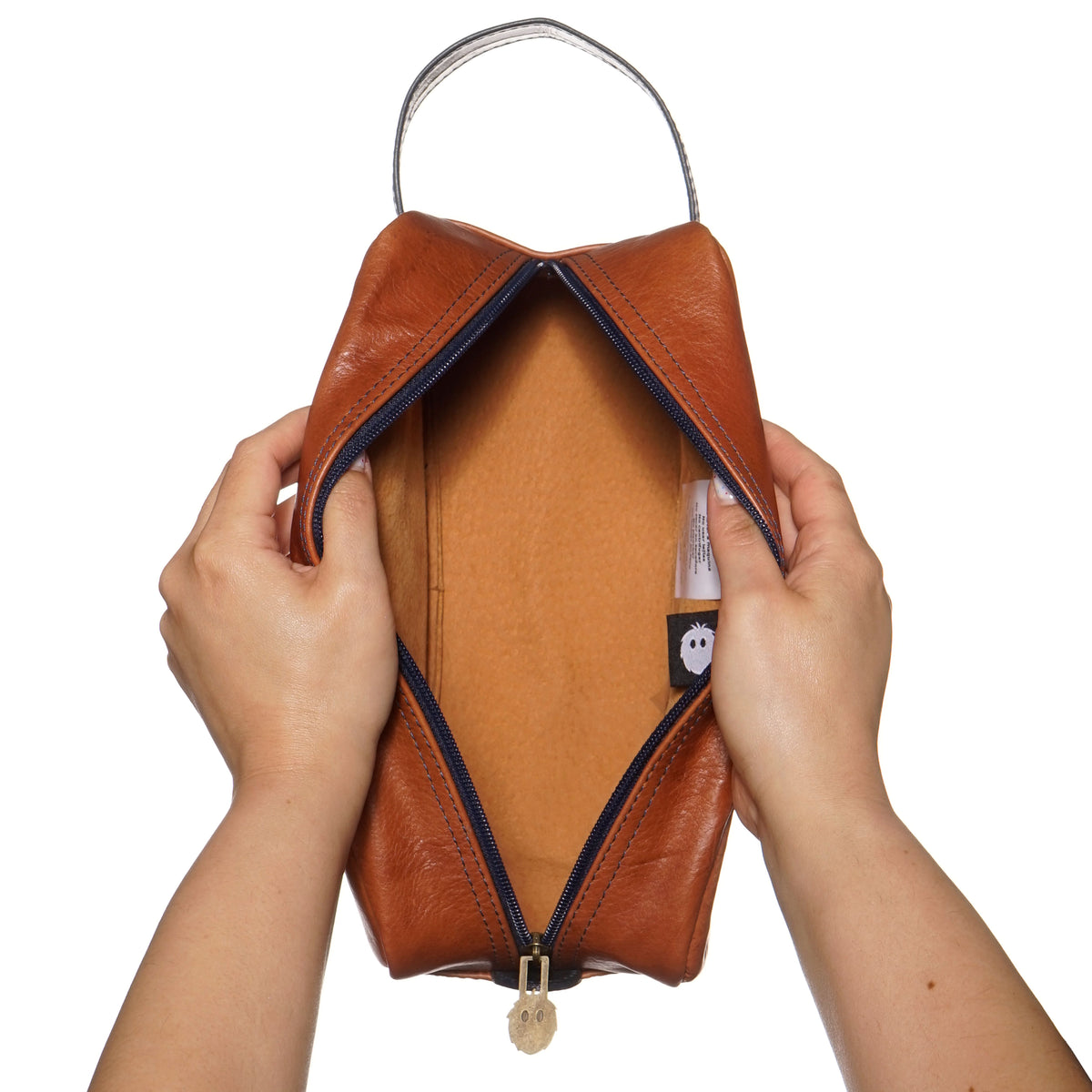 NECESER LOA TOSTADO-AZUL