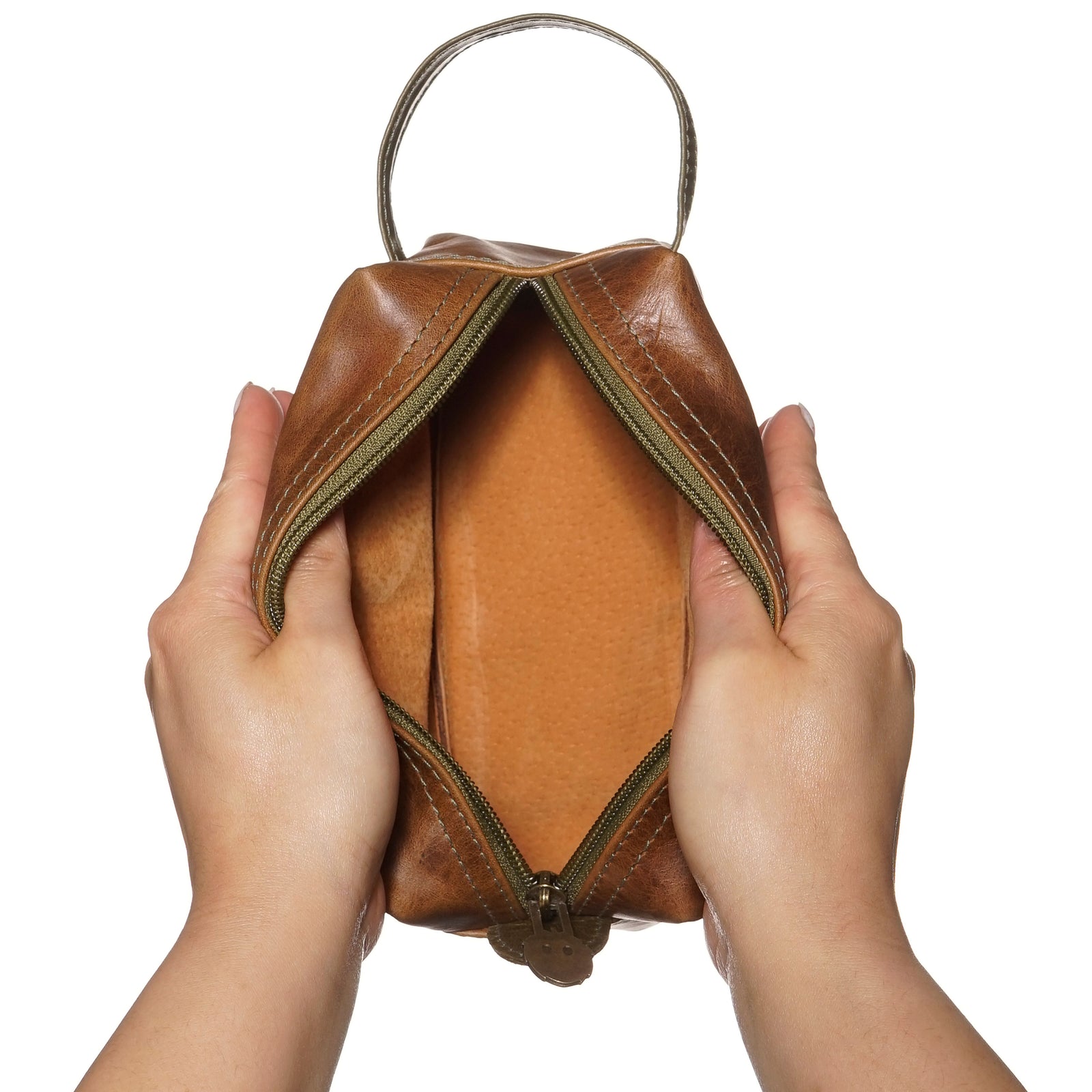 NECESER LLUTA CARAMEL-VERDE