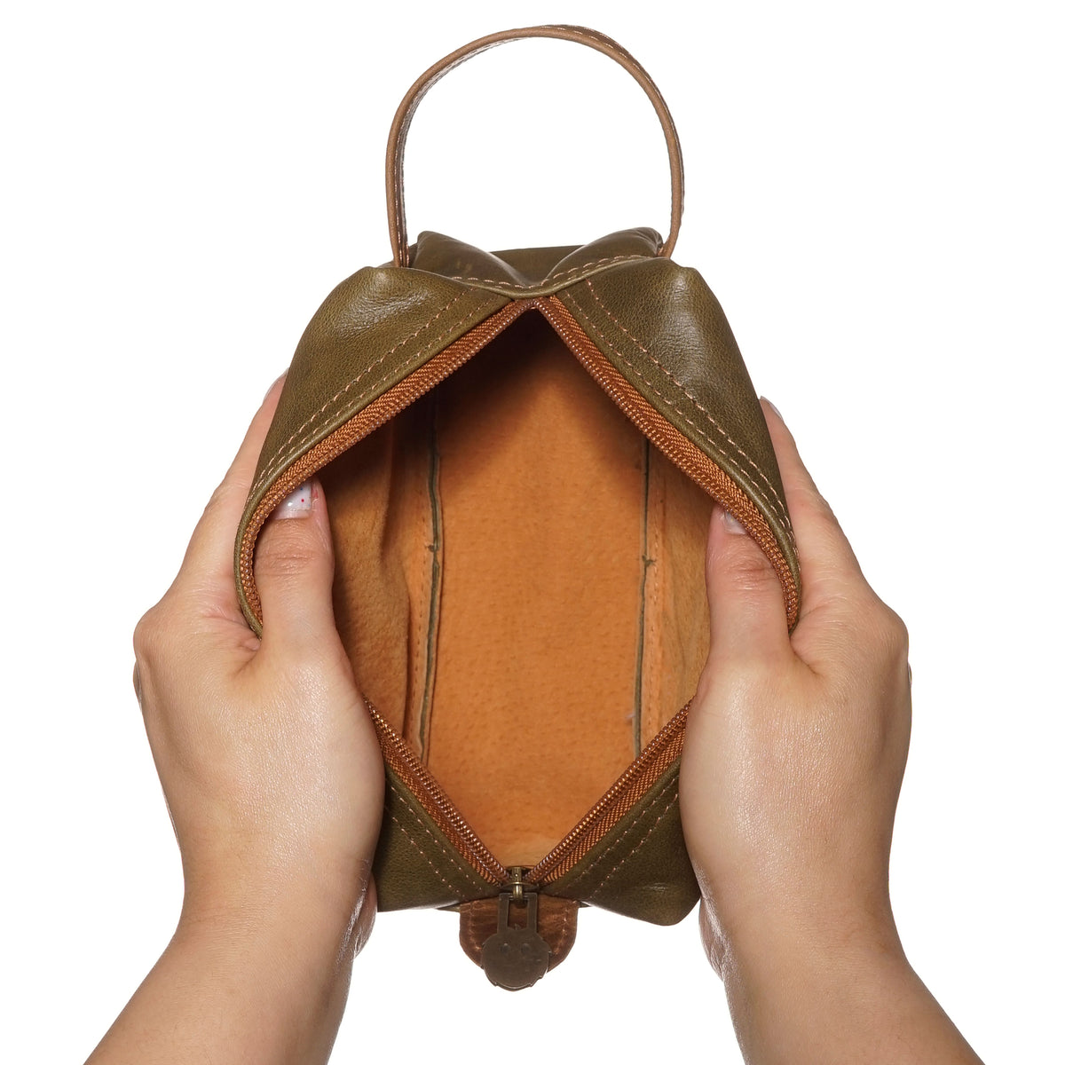 NECESER LLUTA VERDE-CARAMEL