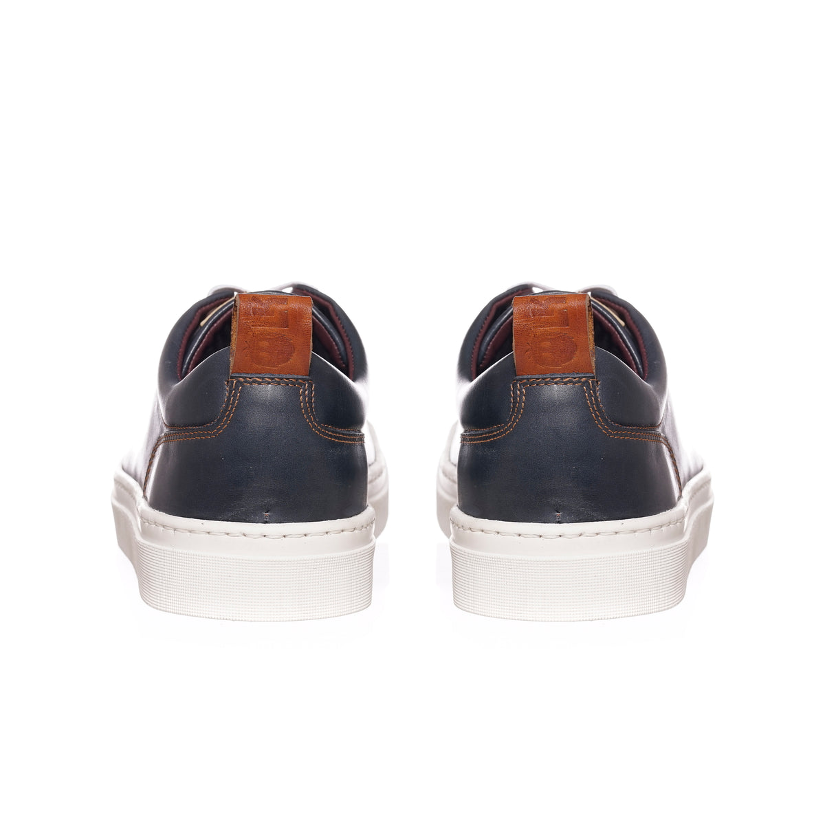 Zapatilla Calán Azul Marino Planta Blanca