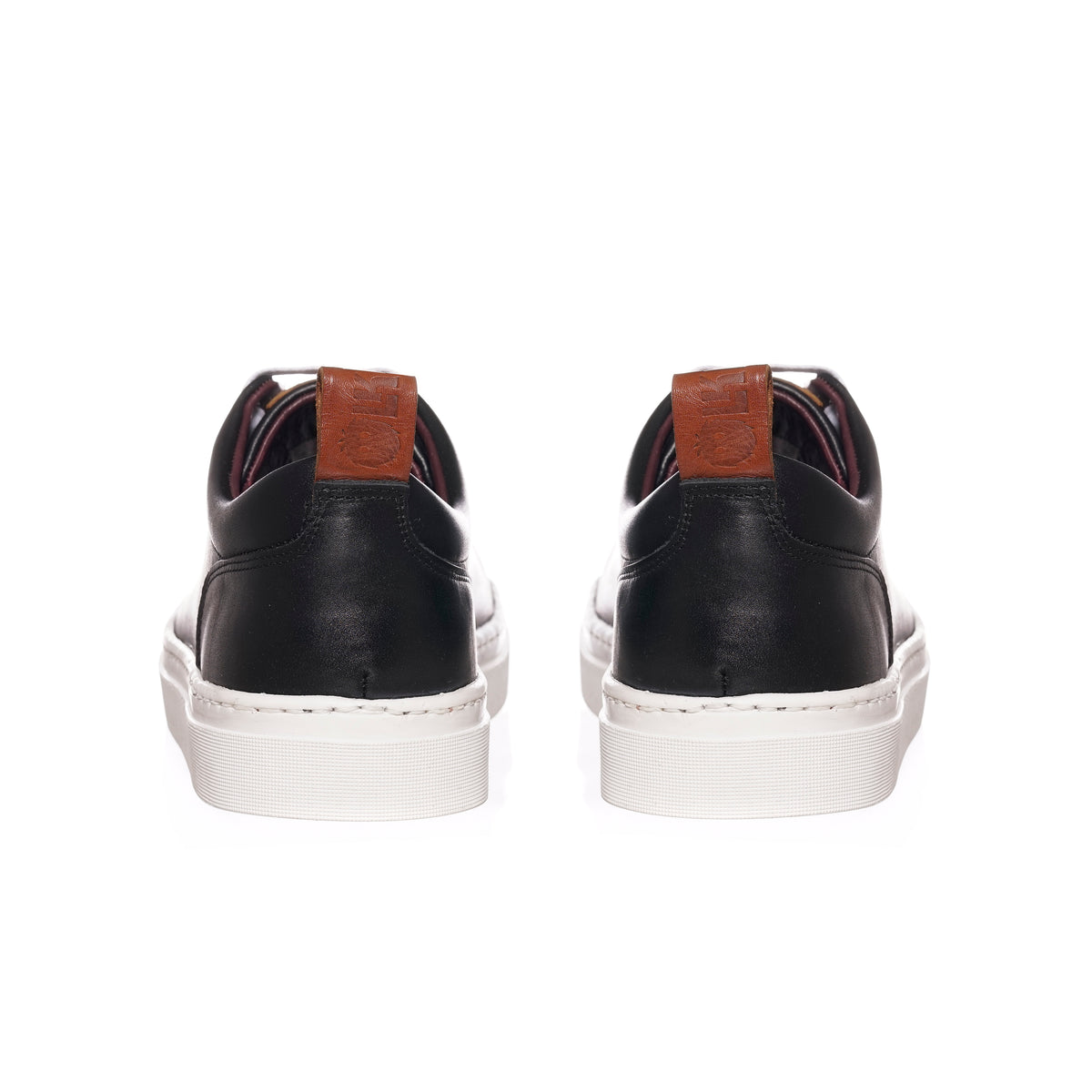 Zapatilla Calán Negro Planta Blanca