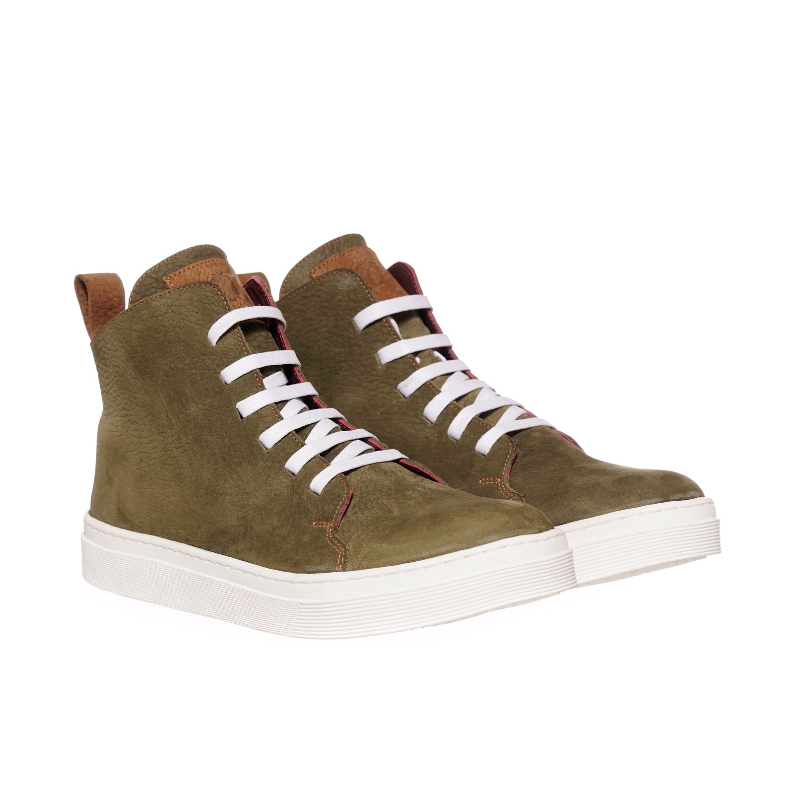 Zapatilla Manquehue Musgo Planta Blanca