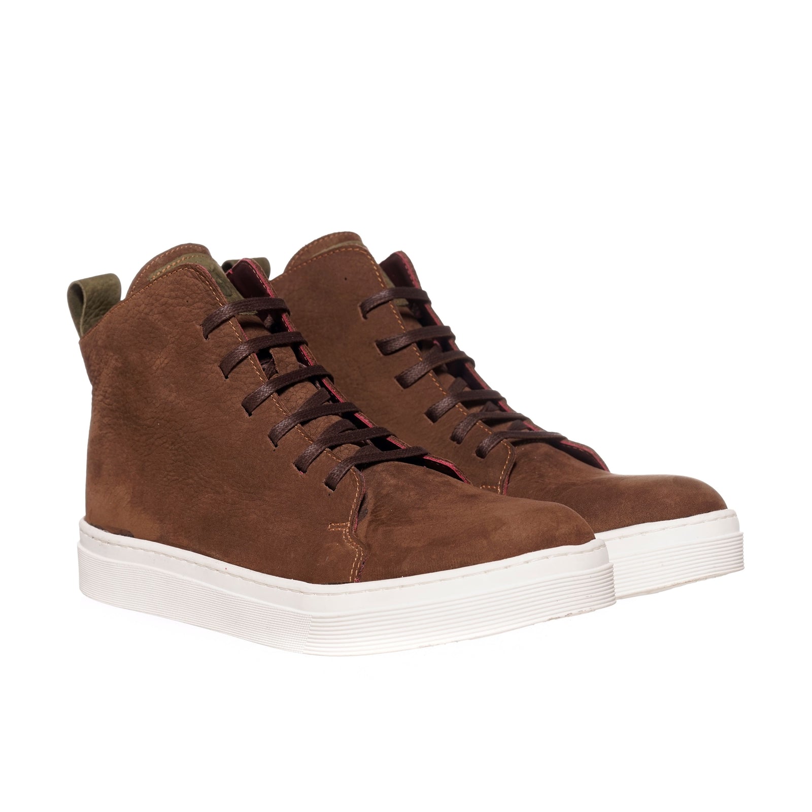 Zapatilla Manquehue Chocolate Planta Blanca