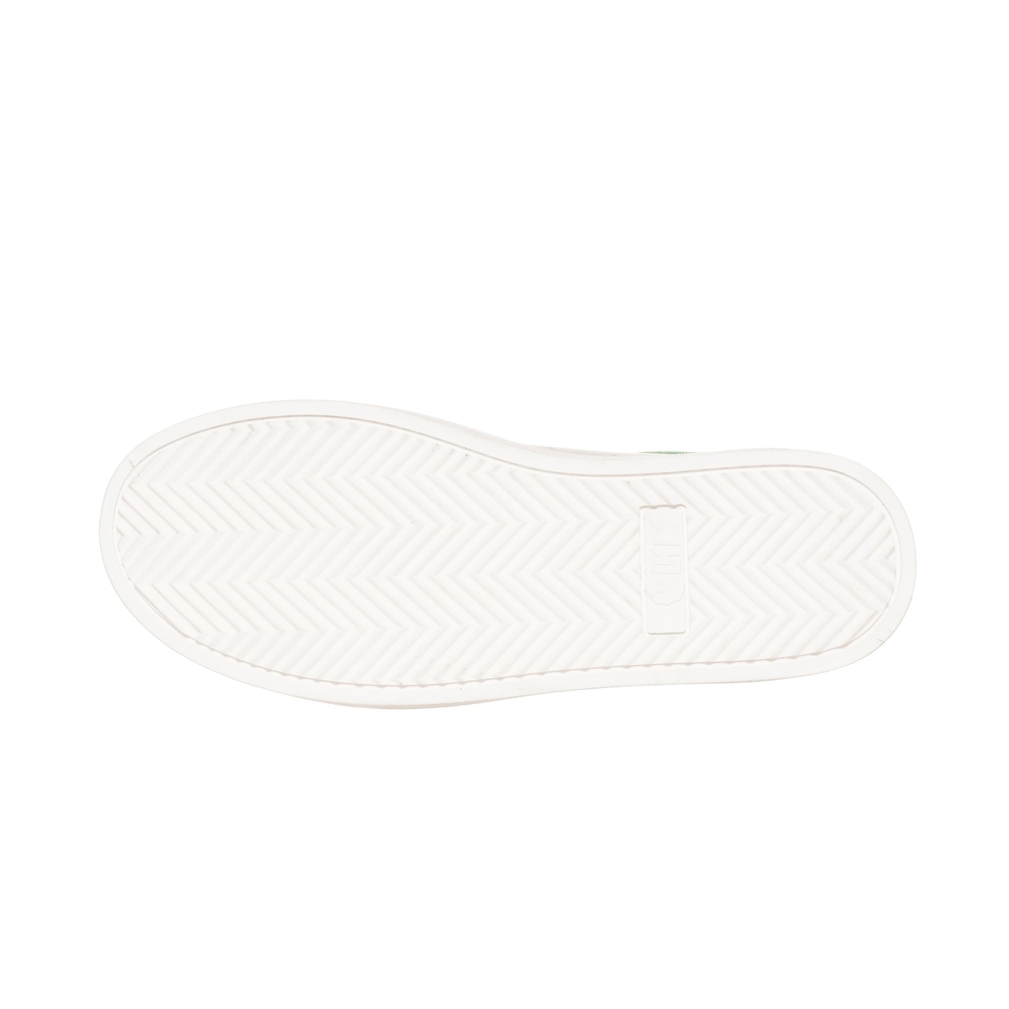 Zapatilla Nevado Blanca Talonera Verde