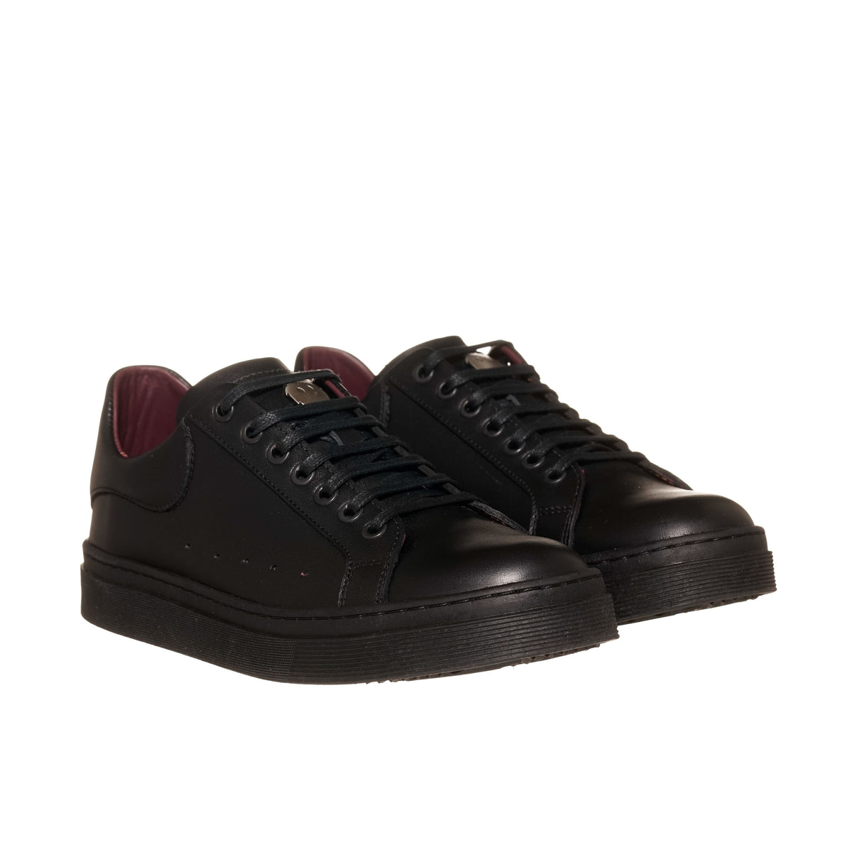 Zapatilla Nevado Negra Talonera Negra