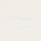 OLKI Zapatilla Calán verde musgo con planta blanca de goma y diseño de espiga. Ideal para uso diario.