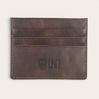 Tarjetero Rapel Chocolate de piel de OLKI con múltiples ranuras para tarjetas. Diseño minimalista y elegante.