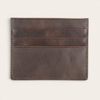 Tarjetero Rapel Chocolate de piel de OLKI con múltiples ranuras para tarjetas. Diseño minimalista y elegante.